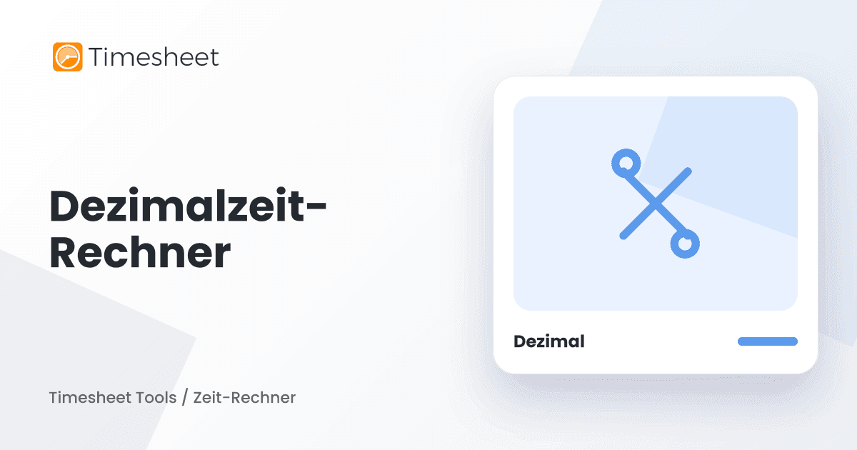 Dezimalzeit-Rechner