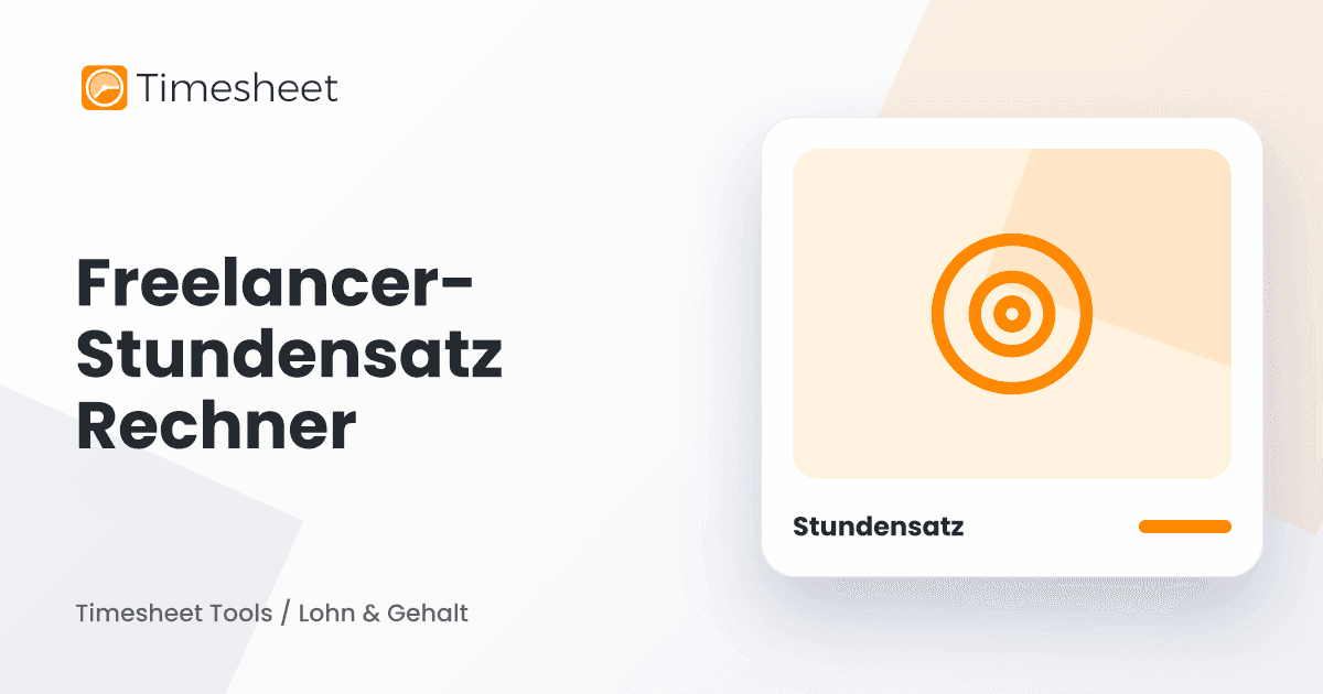 Freelancer-Stundensatz Rechner