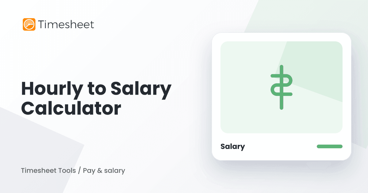 Hourly to Salary Calculator
