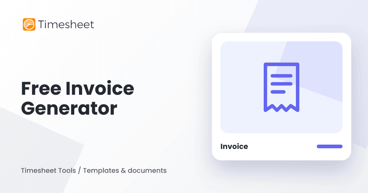 Free Invoice Generator