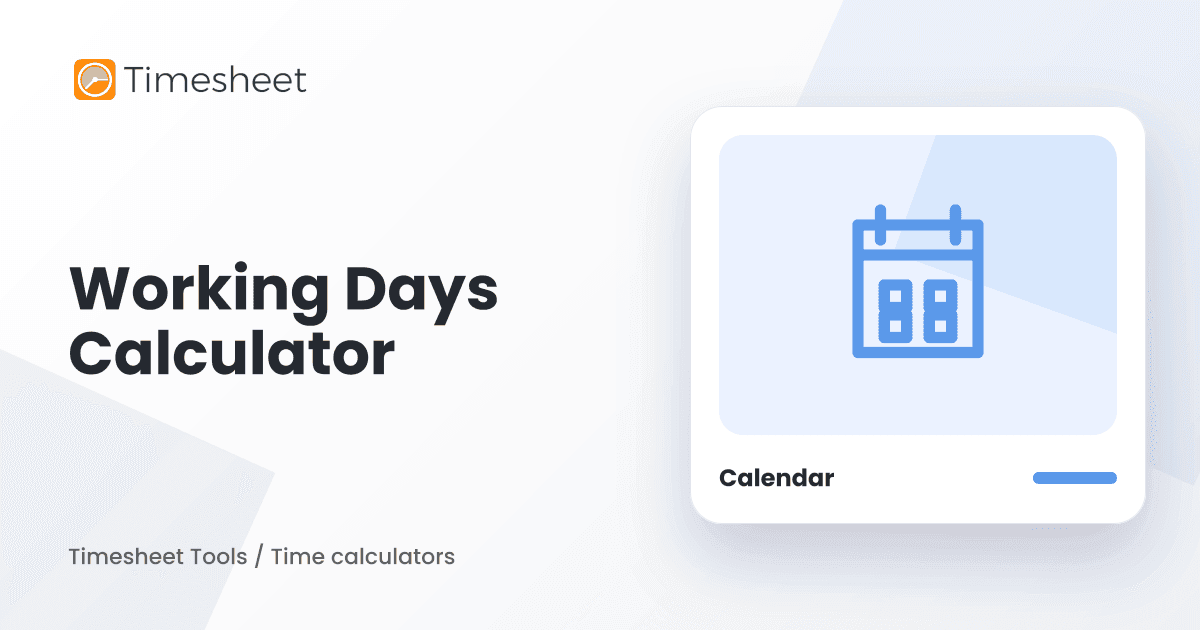Working Days Calculator
