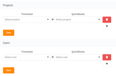 QuickBooks Mapping